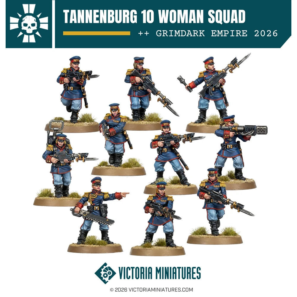 Tannenburg - Escouade de 10 Soldats Femme
