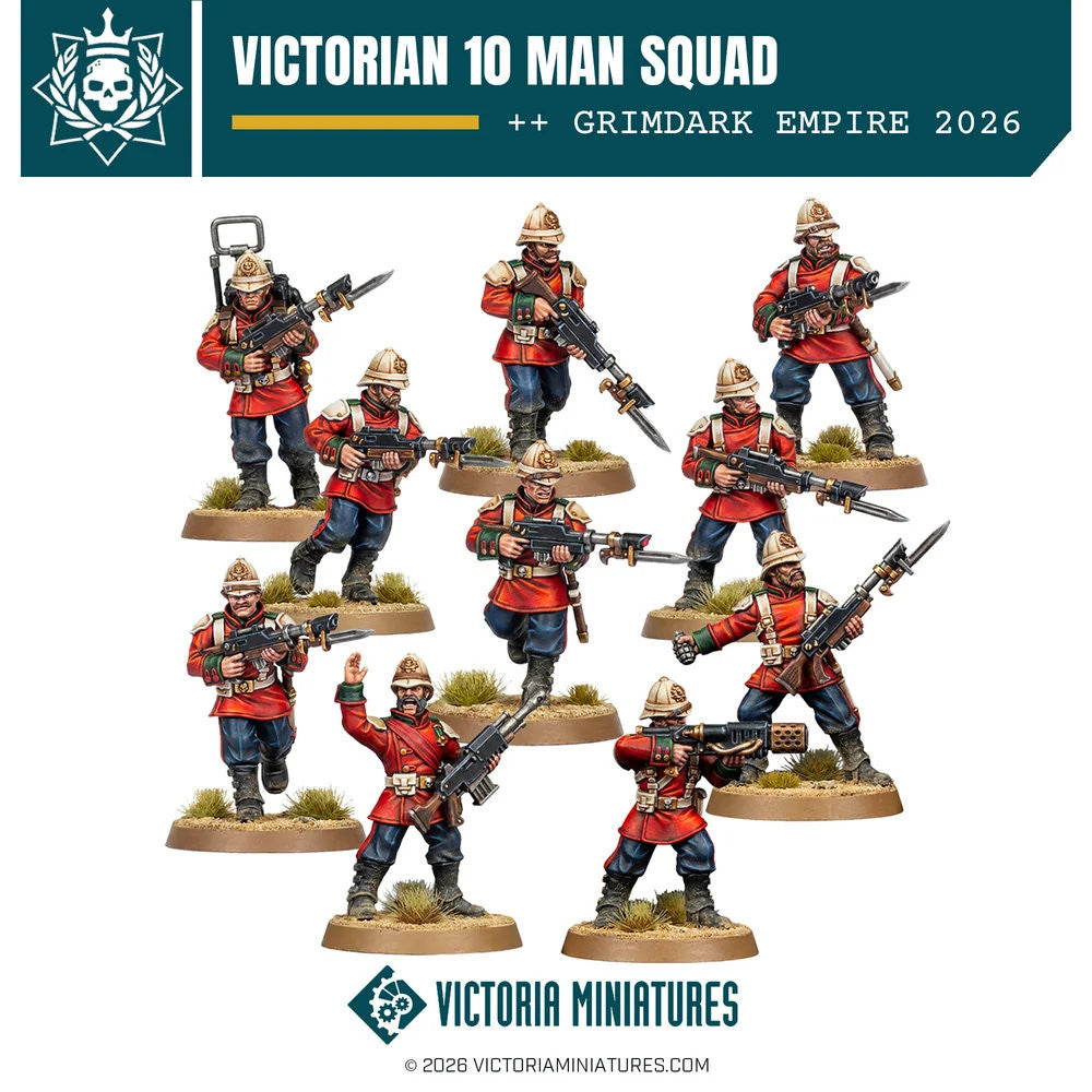Victorian - Escouade de 10 Soldats